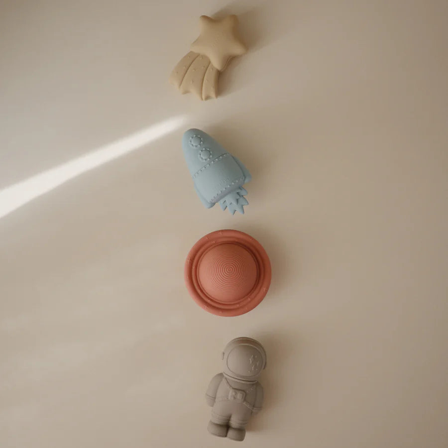 Mushie, Silicone Bath Toy, Space