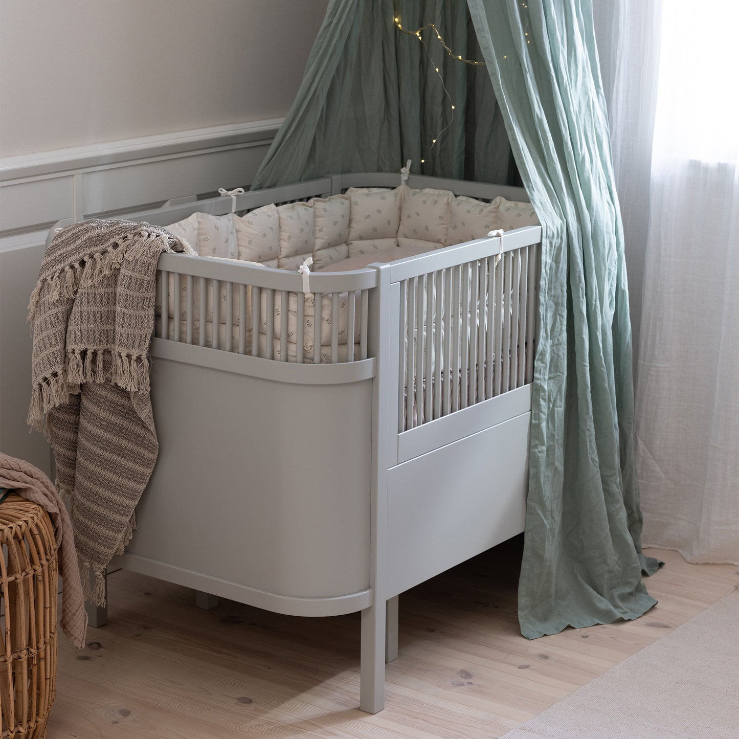 Zebra, Cot&amp;Junior bed 2in1, Classic Grey