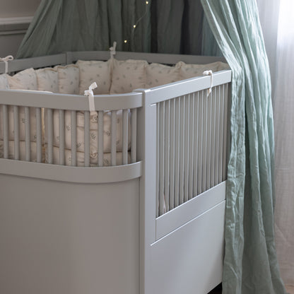 Zebra, Cot&amp;Junior bed 2in1, Classic Grey