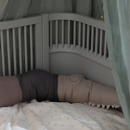 Zebra, Cot&amp;Junior bed 2in1, Classic Grey