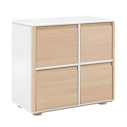 Inmondo, Funflex Low chest of drawers, Birch doors, Various colors