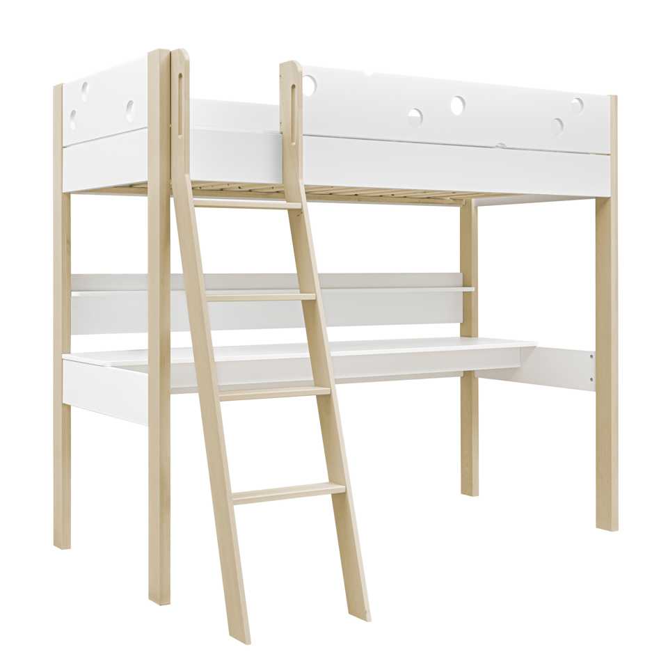 Inmondo, Funflex High Loft Bed with Desk, Various Colors