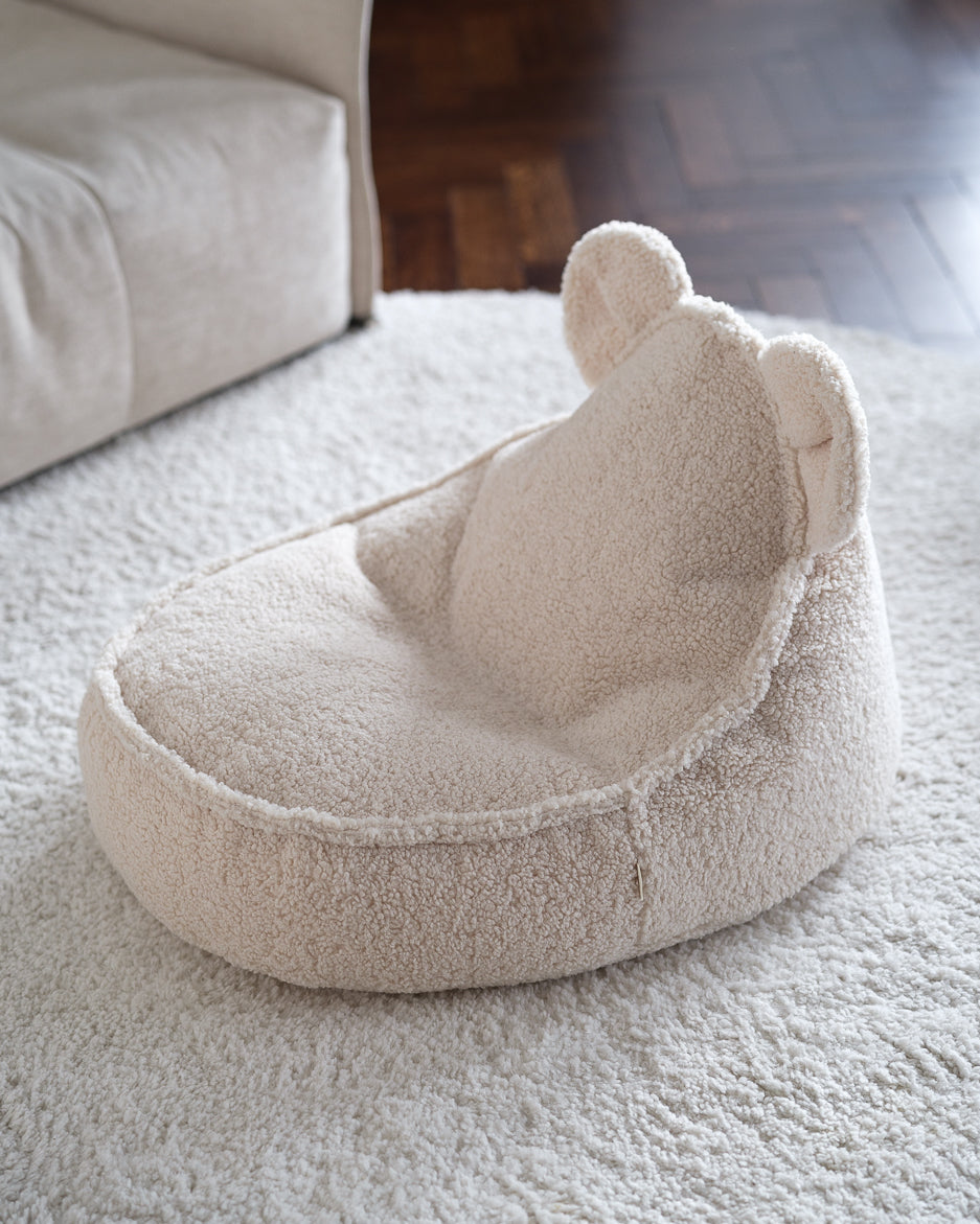 Wigiwama Beanbag, Cream White Bear