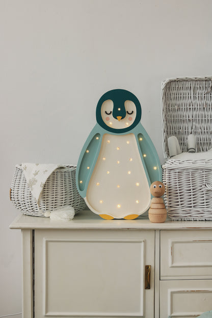 Little Lights, Yövalo Baby Penguin, Teal