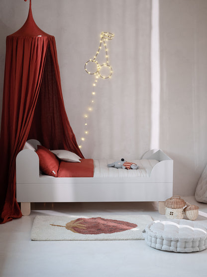 Wood Luck Design, Junior bed 80x160 cm, Basic Cashmere