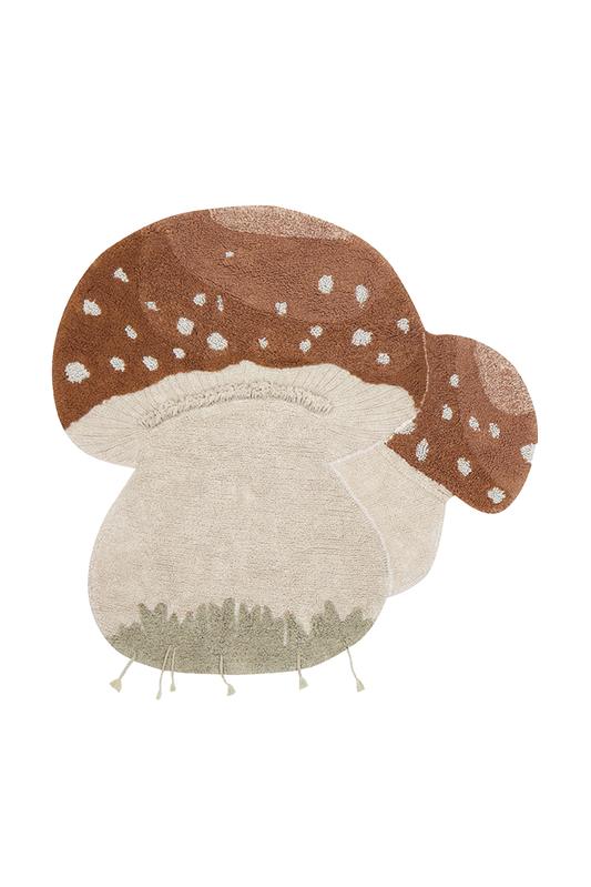 Mushroom Hunt, Washable Carpet, Boletus