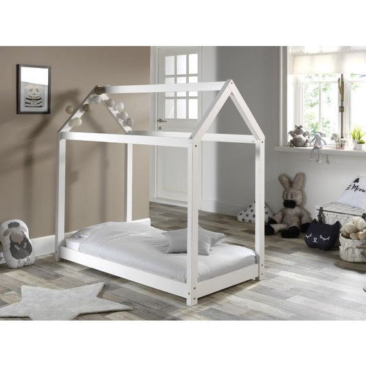 Vipack, Cabane House Bed, 2 sizes, White