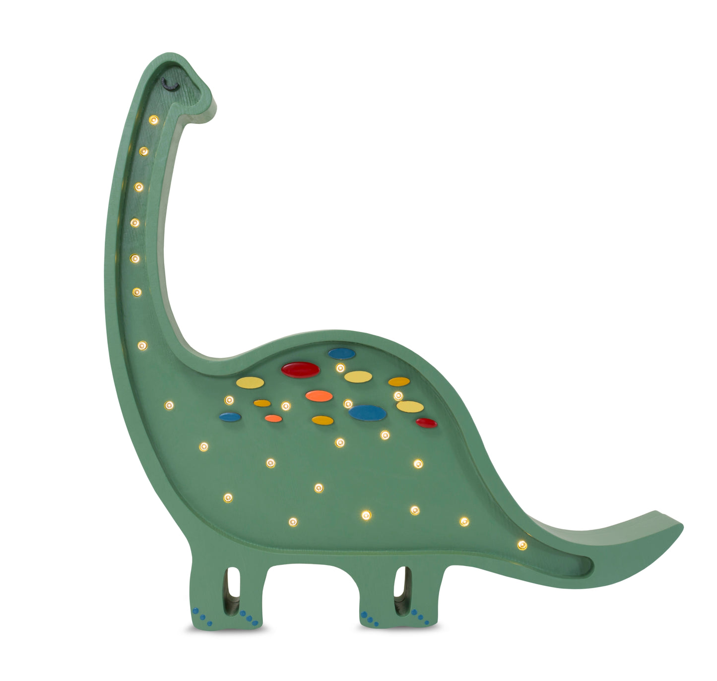 Little Lights, Night light MINI Diplodocus, Military Green