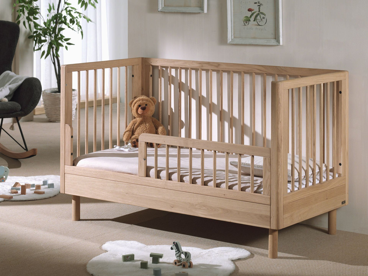 Vipack, Forrest Oak, Cot 70x140cm, Oak