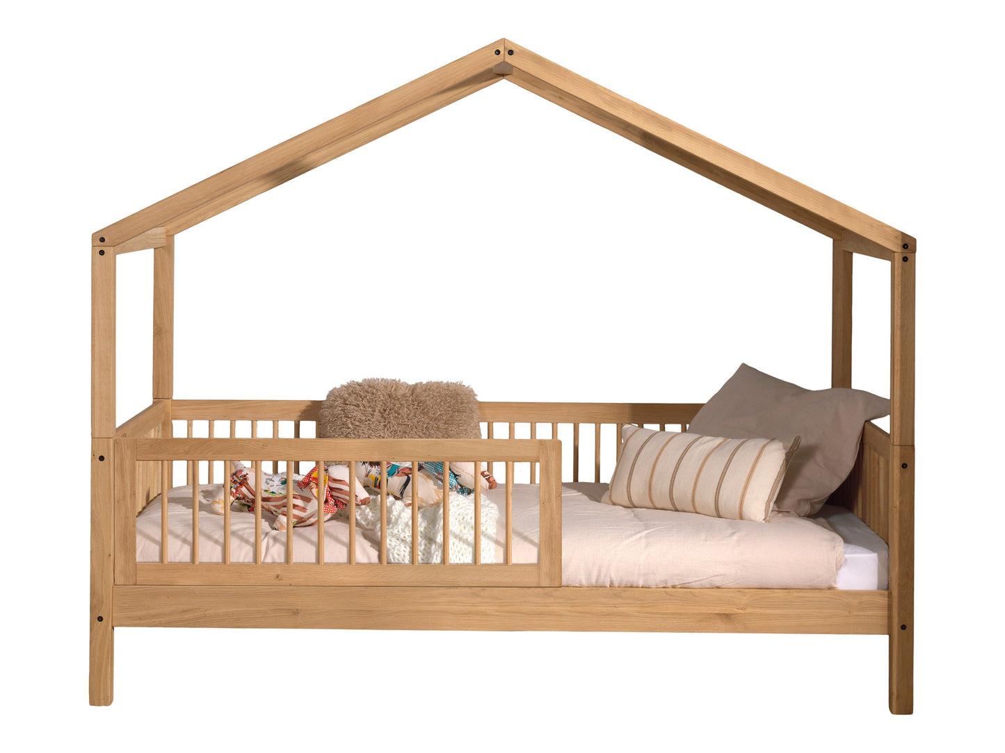 Vipack, Forrest Oak, House bed 90x200cm, Oak