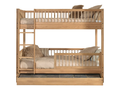 Vipack, Forrest Oak, Bunk bed (Convertible) 90x200 cm, Oak