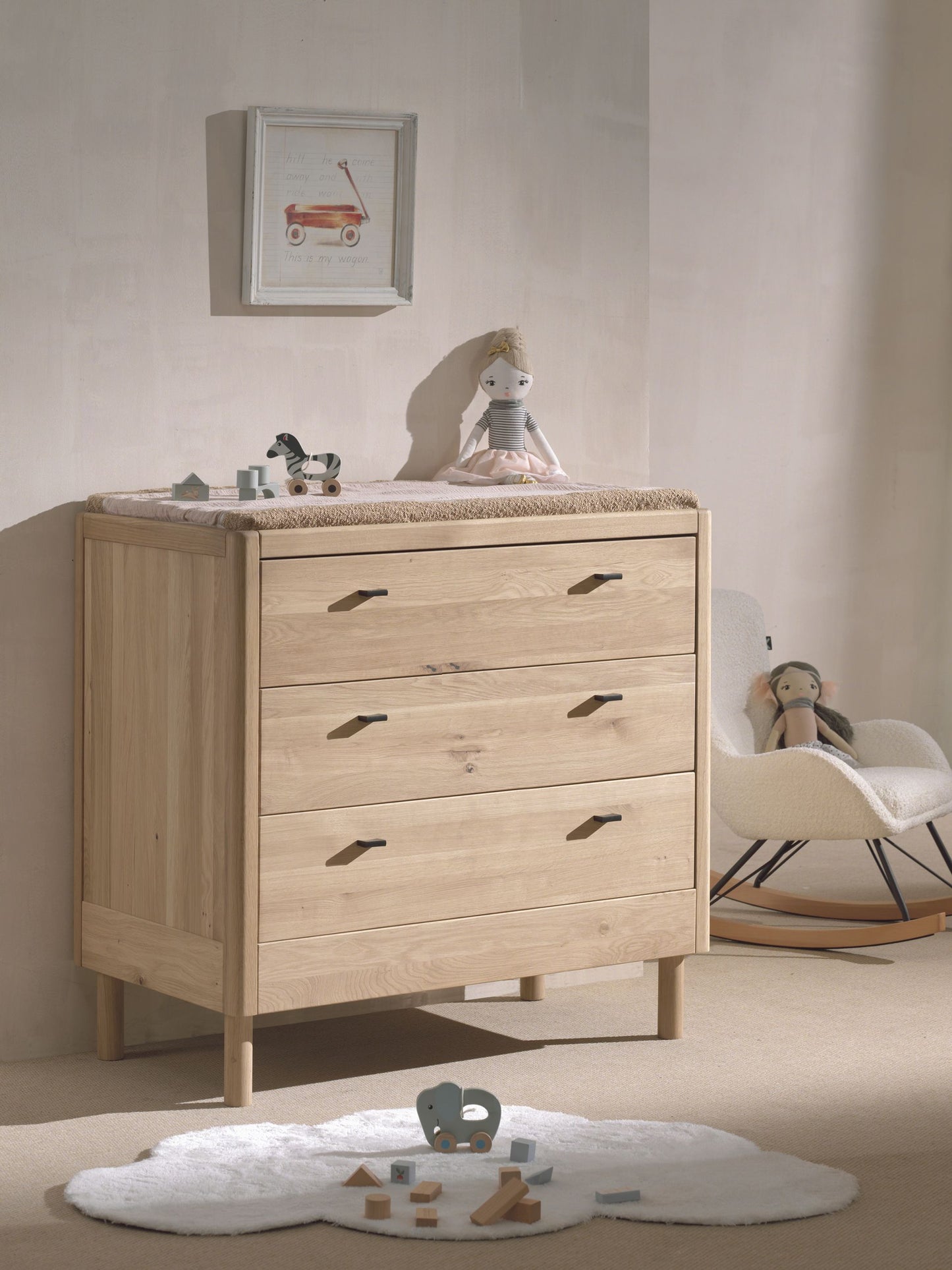 Vipack, Forrest Oak, Chest of Drawers, Oak