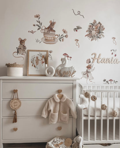 Wall sticker Set 100x100, Wild Mouse