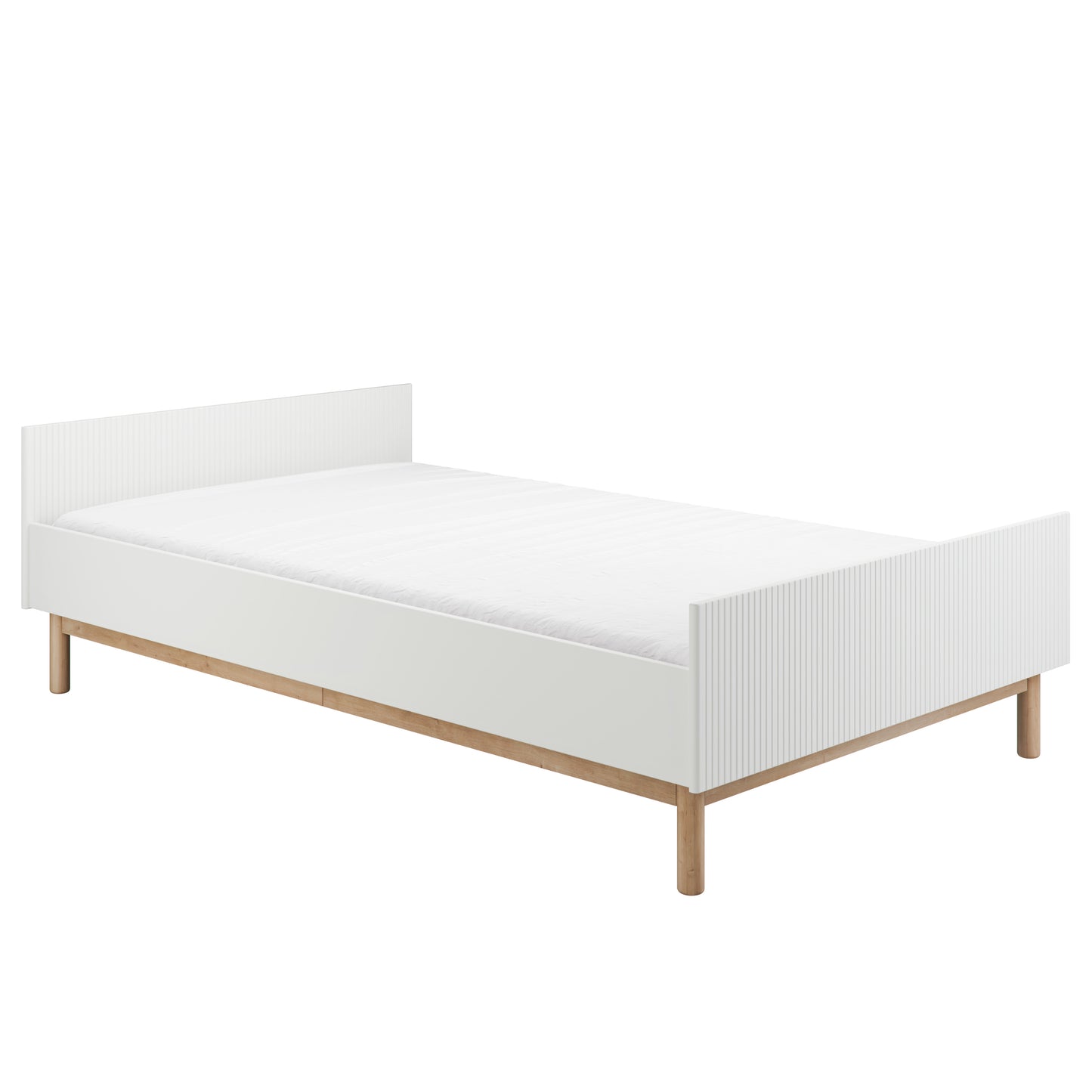 Pinio, Miloo Bed White, 90x200 or 120x200cm