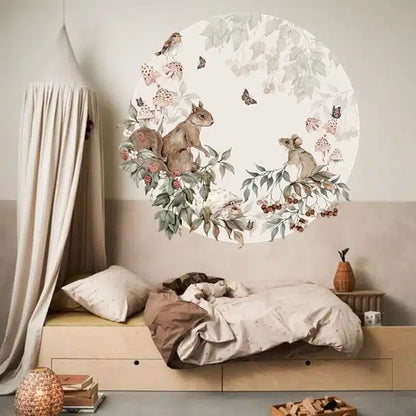 Wall sticker 140 cm, Tiny Forest