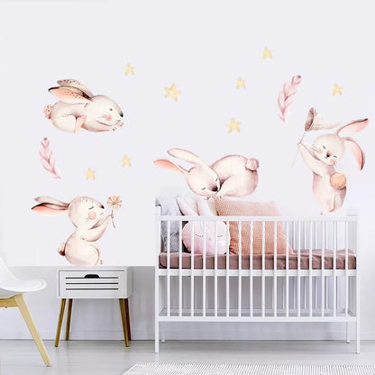 Wall sticker Set 50x100cm, Bunnies