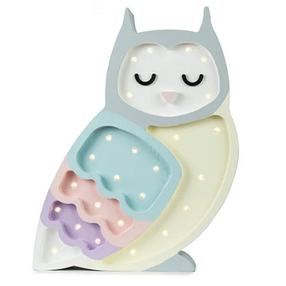 Little Lights Night Light, Owl Rainbow