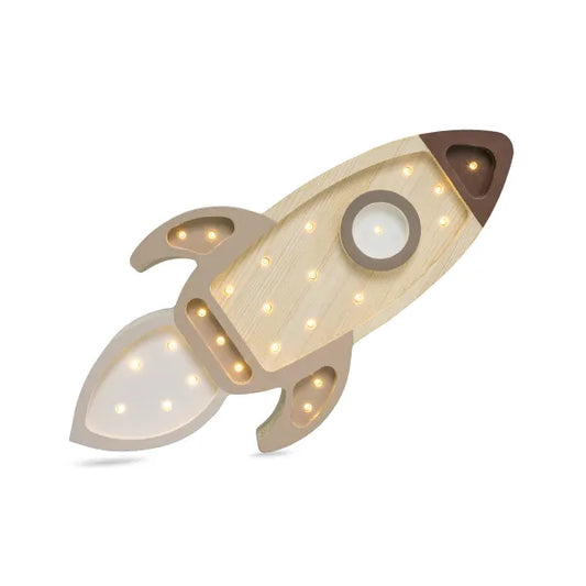 Little Lights Night Light, Rocket Galactic White