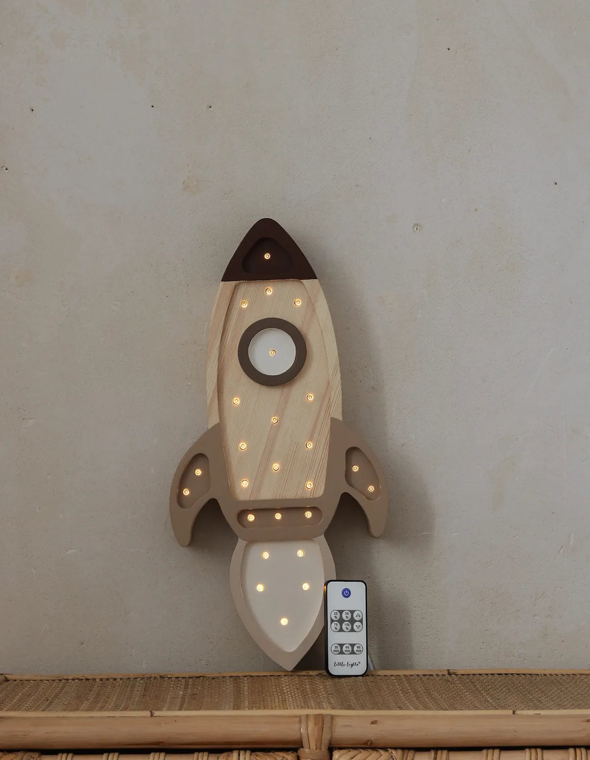 Little Lights Night Light, Rocket Galactic White