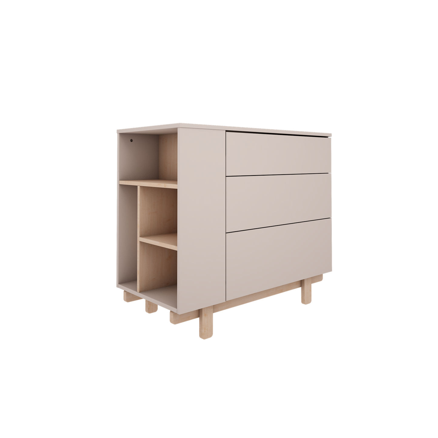 Wood Luck Design, Chest of drawers, Basic Cashmere