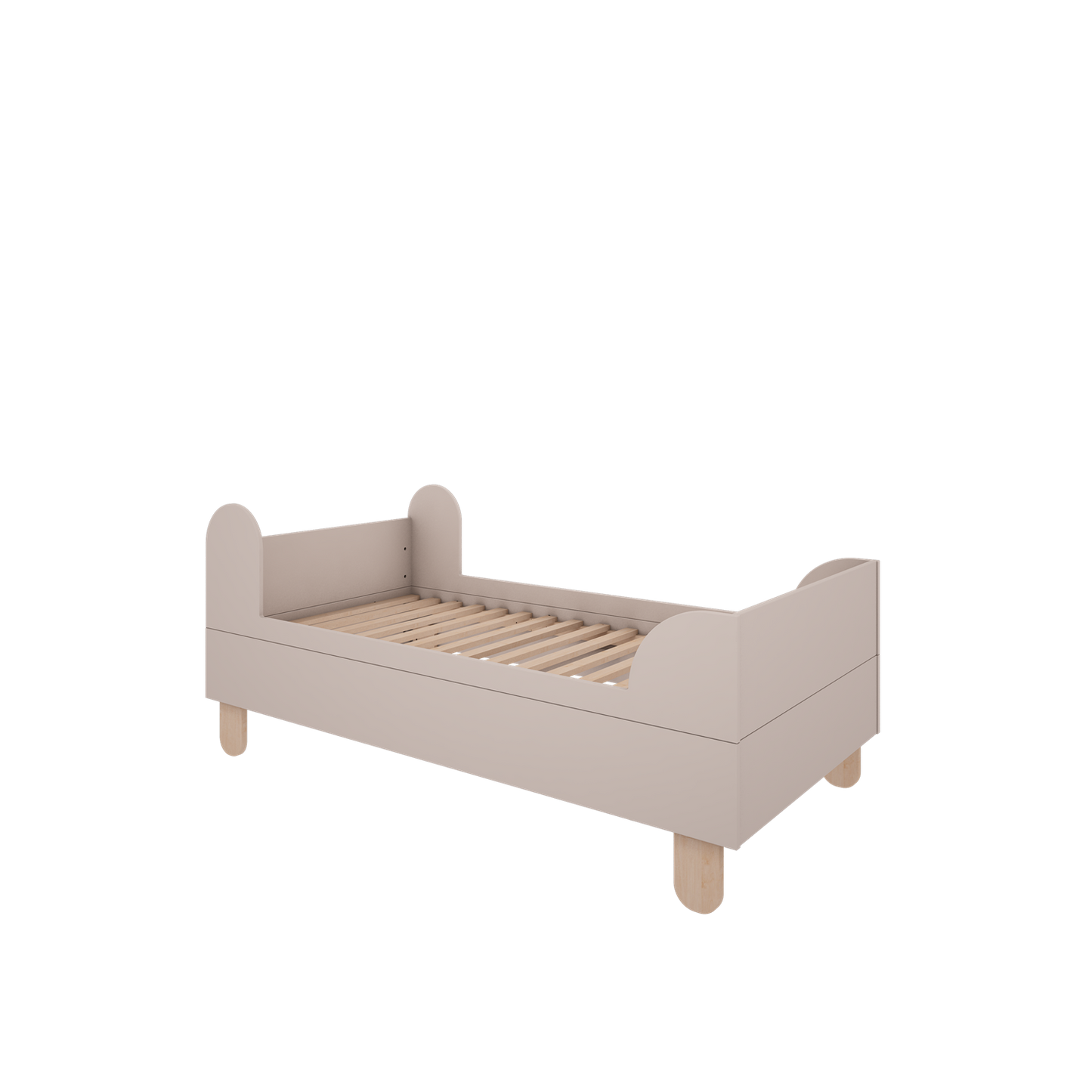 Wood Luck Design, Junior bed 80x160 cm, Basic Cashmere