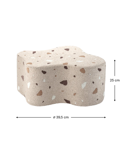 Wigiwama, Pouffe Cloud Terrazzo (3 väriä)