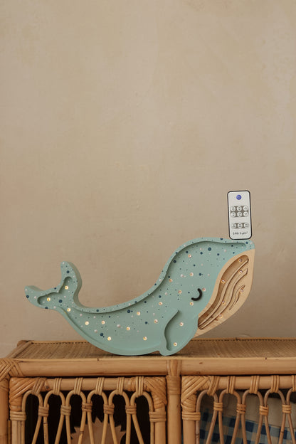 Little Lights Night light, Whale Galaxy Teal