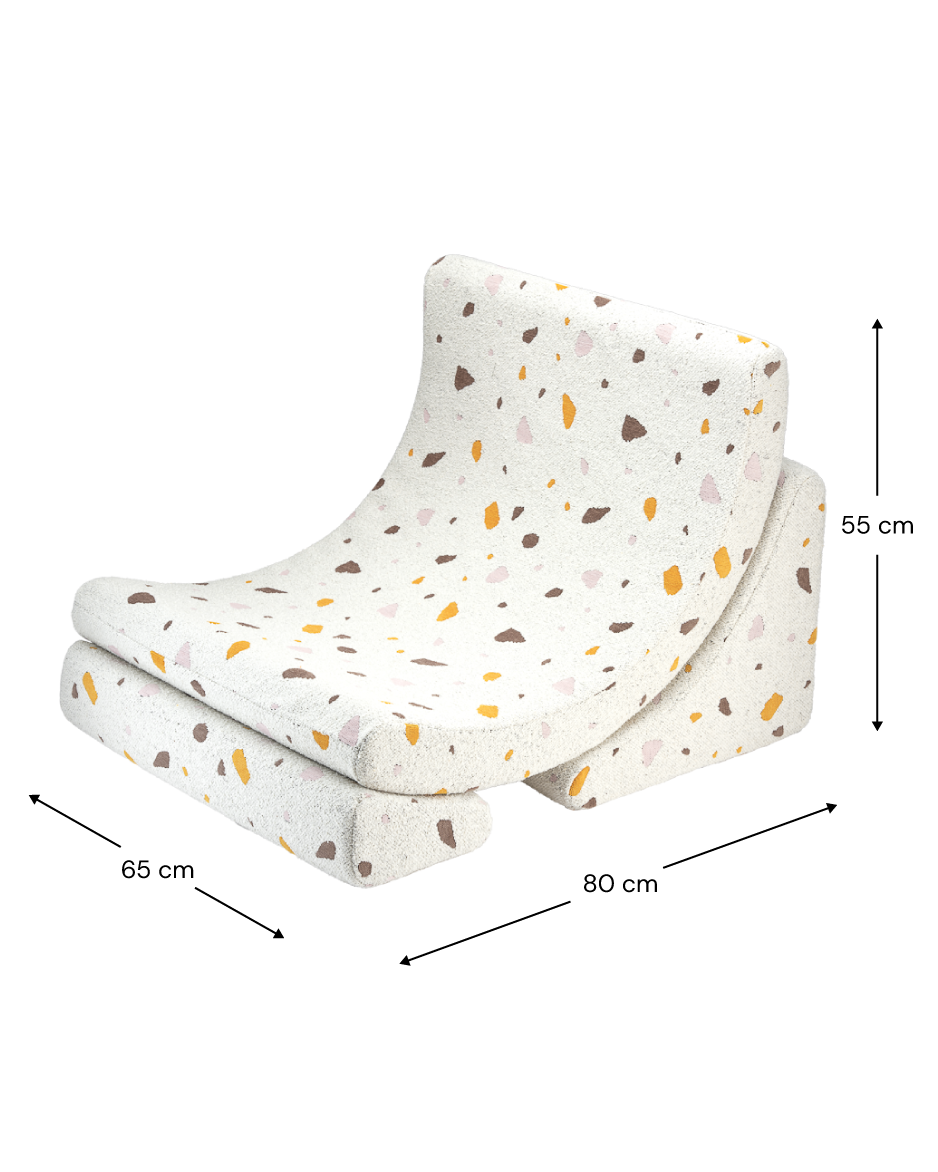 Wigiwama, Moon Chair Terrazzo, 3 väriä