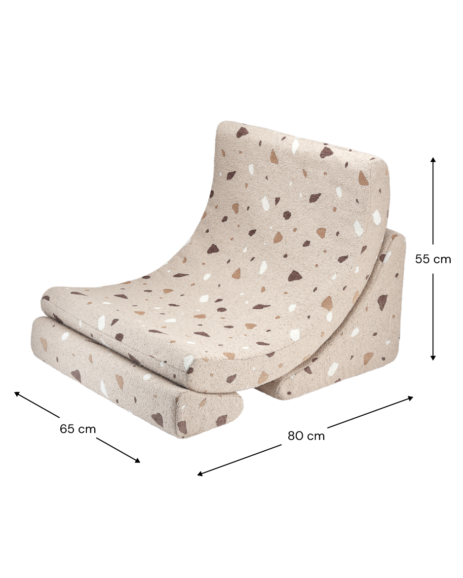 Wigiwama, Moon Chair Terrazzo, 3 väriä