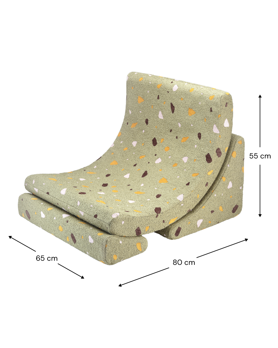 Wigiwama, Moon Chair Terrazzo, 3 väriä