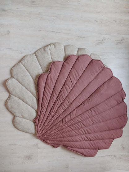 Moi Mili Leikkimatto, Linen Shell "Marsala"