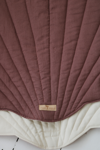 Moi Mili Leikkimatto, Linen Shell "Marsala"